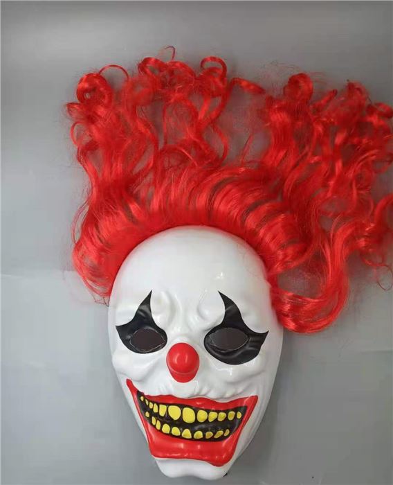 clown mask with hair