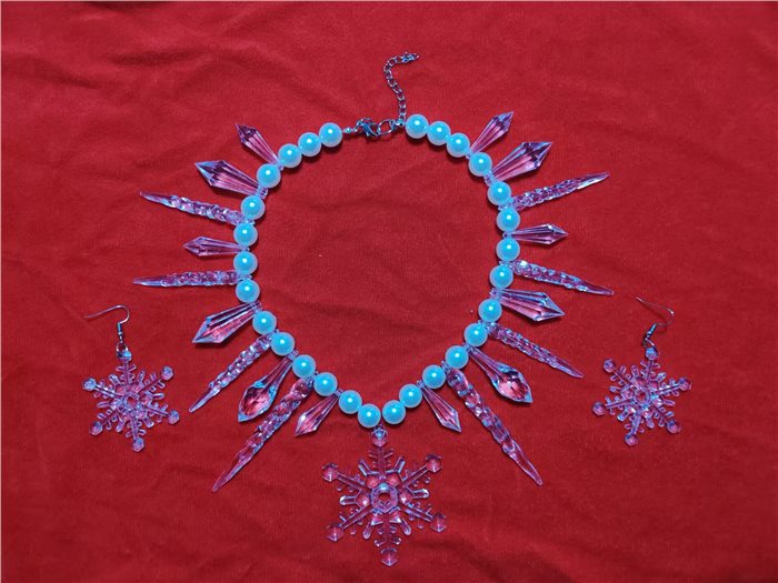 ICE NECKLACE EARRINGS SET