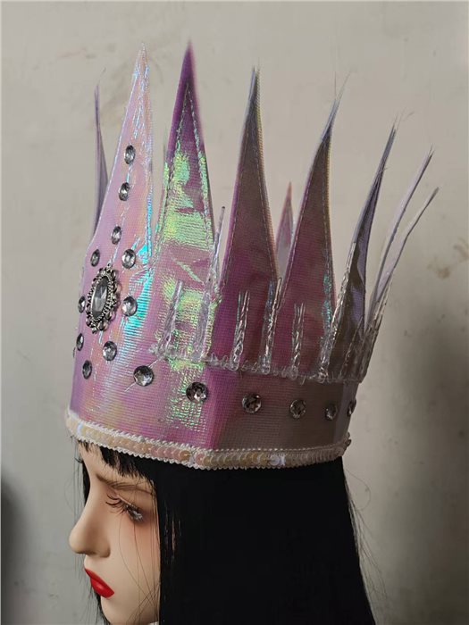 PINK CROWN WITH STONES & FAKE ICE