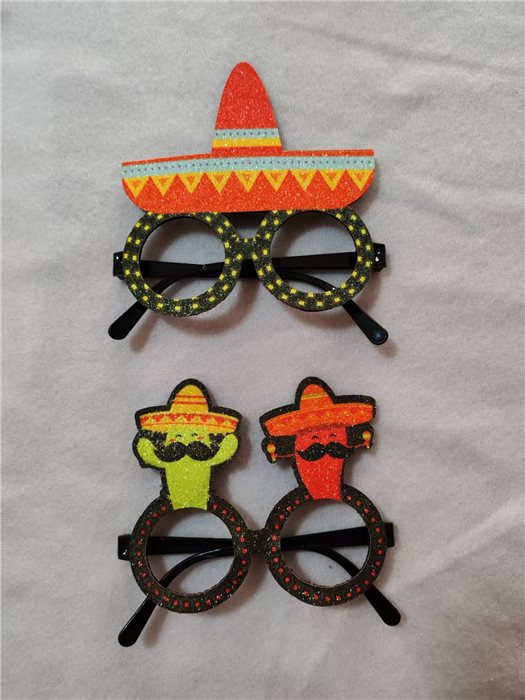 MEXICAN GLASSES WITH PAINTING