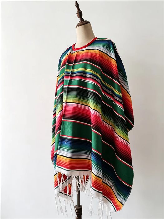 MEXICAN PONCHO,130X170CM