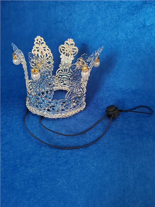 MINI SILVER CROWN HEADBAND